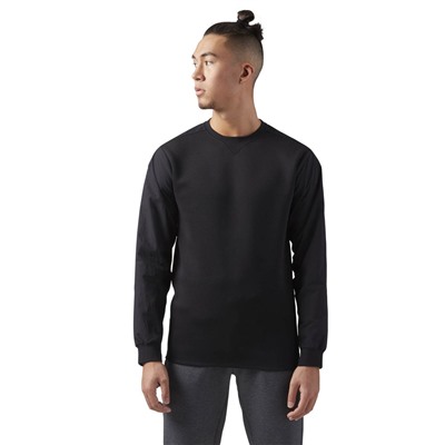 Толстовка мужская Training Supply Crew Neck, черная