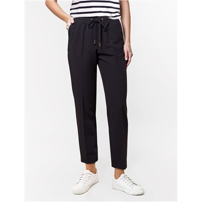 Брюки с поясом на резинке из поливискозы с эластаном