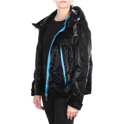 D004 BLACK Куртка демисезонная женская (100 гр. синтепон) размер L (46) - 52 российский