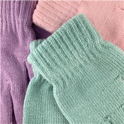 Перчатки для девочки 5-8 лет (микс цвета)