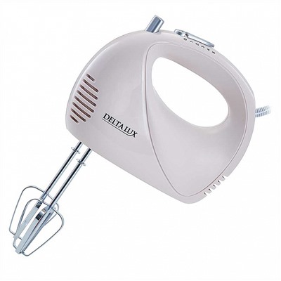 Миксер электрический 400 Вт DELTA LUX DL-5068 розовый