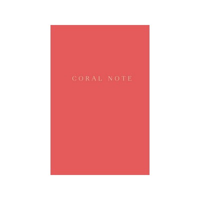 Coral Note. Блокнот с коралловыми страницами (твердый переплет)