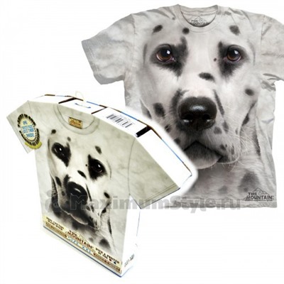 Футболка в подарочной коробке The Mountain "Dalmatian Face"