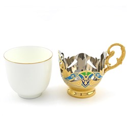 Подарочный набор "Кофейная пара" Златоуст.