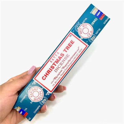 CHRISTMAS TREE Incense, Satya (Благовония РОЖДЕСТВЕНСКАЯ ЕЛЬ, Сатья), 15 г.
