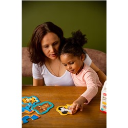 Пазлы контурные Половинки «Дикие животные»