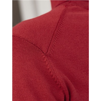 Водолазка тонкой вязки из хлопка с нейлоном