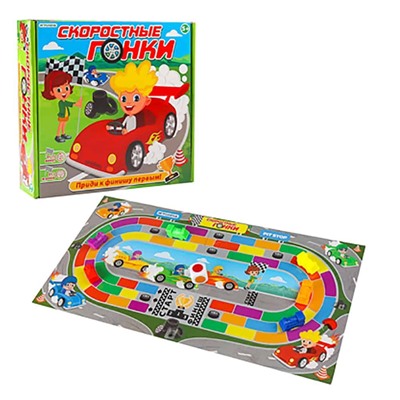 ИГРОЛЕНД. Настольная игра цветные истории, ABS, PP, 2 дизайна 897-080