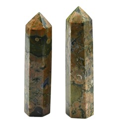 Кристалл из яшмы океанической "Карандаш" 19*21*70мм, 50-59г
