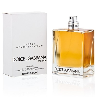 DOLCE GABBANA THE ONE 100ml edt Homme  M~ БЕЗ УПАКОВКИ