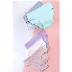 Трусы для девочки в рубчик 5шт. Happyfox