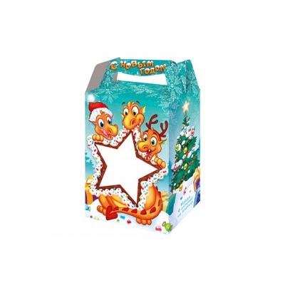 Коробка 1,0кг Настроение с окном Дракон Новый год (150)