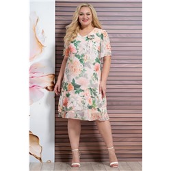 Alani Collection 1920 персиковые_цветы, Платье