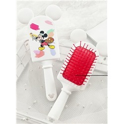SALE! Массажная расческа Disney Mickey Mouse, на мягкой подушечке,1 шт. Белый+ красный.