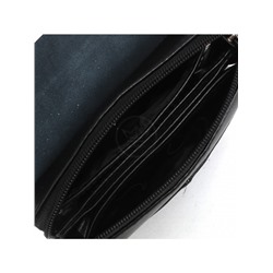 Сумка мужская иск/кожа+нат/кожа BF-8824-3-3B,  5отд,  1внеш+2внут карм,  застежка-магнит,  плечевой ремень,  черный 124909