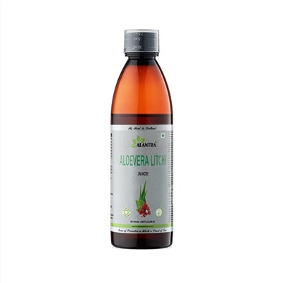 ALOE VERA LITCHI Juice, Alantra (Аюрведический сок АЛОЭ ВЕРА И ЛИЧИ повышение иммунитета, Алантра), 250 мл.