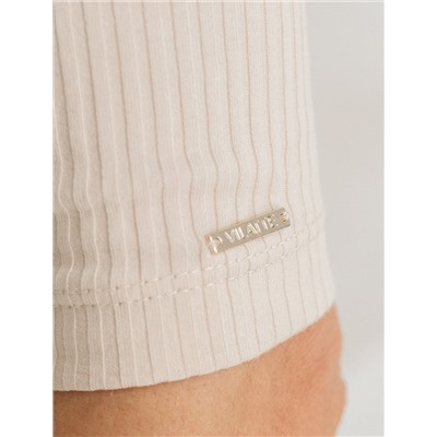 Джемпер из трикотажа в широкий рубчик