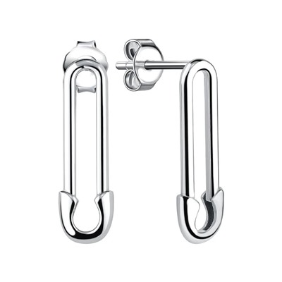 Серьги из серебра без вставки, Л-11933