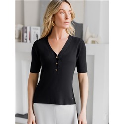 Джемпер тонкой вязки из вискозы с нейлоном