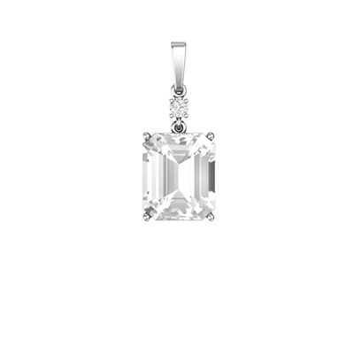 Подвеска из серебра куб.циркон., ЗК4100948