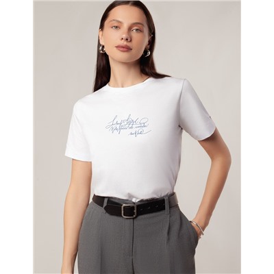 Футболка из премиального хлопка с авторским принтом