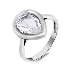 Кольцо, горный хрусталь, Ю-100М46