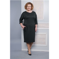 Lady Style Classic 1379 зеленый-полоска, Платье