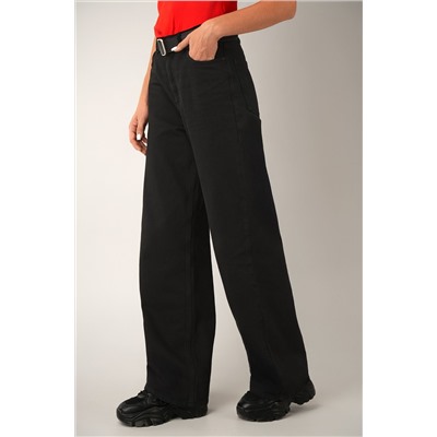 Женские джинсы багги с высокой посадкой Happyfox