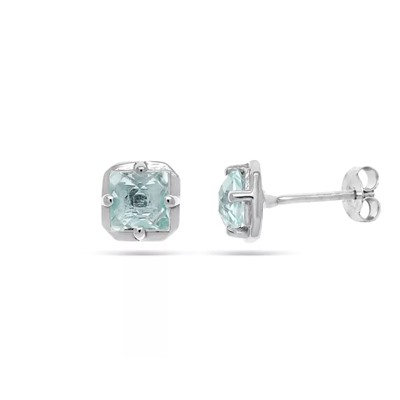 Серьги из серебра топаз, Визирь