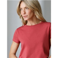 Футболка из премиального хлопка с эластаном