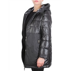 Z618-1 BLACK Куртка демисезонная женская (100 гр. синтепон) размеры 54
