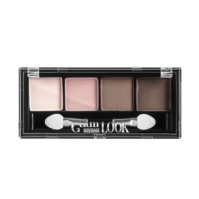 Тени для век LUXVISAGE Glam Look (4-х цветные) 4 г 01 тон