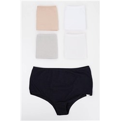 Женские трусы-слипы с высокой посадкой 5шт. Happyfox