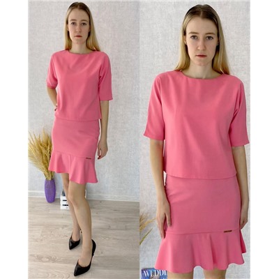 Костюм с юбкой 874107