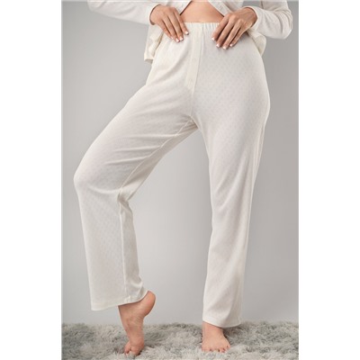 Женская пижама с брюками из ажурного хлопка Happyfox