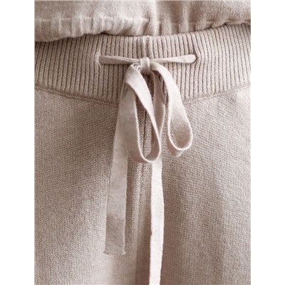 Прямые брюки из пряжи с кашемиром