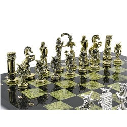 Шахматы подарочные с металлическими фигурами "Минотавр", 350*350мм