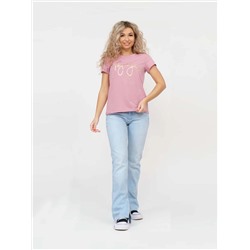 Футболка женская Текс-Плюс, цвет розовый