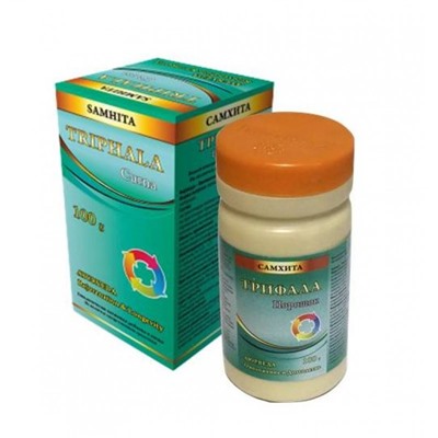 TRIPHALA Curna (Churna), SAMHITA (ТРИФАЛА Порошок (Чурна), САМХИТА), 100 г.
