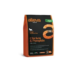 Аллева. Natural Puppy Chicken & Pumpkin Mini для щенков мелких пород с курицей, 800 г АГ