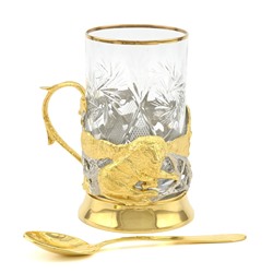 Подарочный подстаканник, знак зодиака Лев