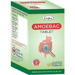 AMOEBAC tablet, Unjha (АМЕБАК в таблетках, аюрведическое средство от амебиаза, Унжха), 25 таб.