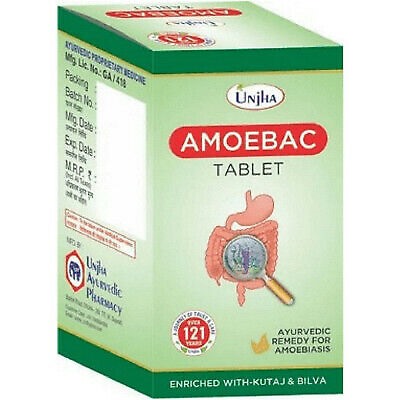 AMOEBAC tablet, Unjha (АМЕБАК в таблетках, аюрведическое средство от амебиаза, Унжха), 25 таб.