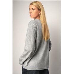 Женский лонгслив оверсайз Happyfox