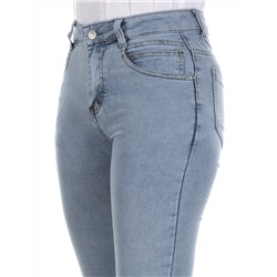 8029 BLUE Джинсы женские ADORNSKY (65% хлопок, 35% полиэстер) размер W25