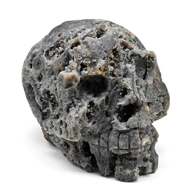 Череп из камня флюорит 94*63*71мм, 392г.