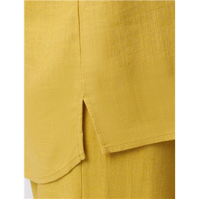 Блузка с цельнокроеным рукавом  изо льна с вискозой