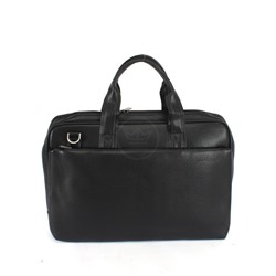 Cумка муж искусственная кожа Cantlor-G 730-5,  1отд+отд.д/ноута,  3внеш+3внут/карм,  плечевой ремень,  черный 245635