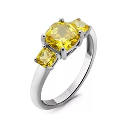 Кольцо из серебра куб.циркон., МЦВ169ж