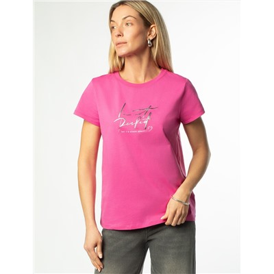 Футболка из 100% хлопка с авторским принтом.